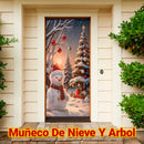 Transforma tu Puerta con JingleDoor – Cubierta Elástica Navideña