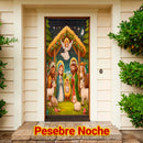 Transforma tu Puerta con JingleDoor – Cubierta Elástica Navideña