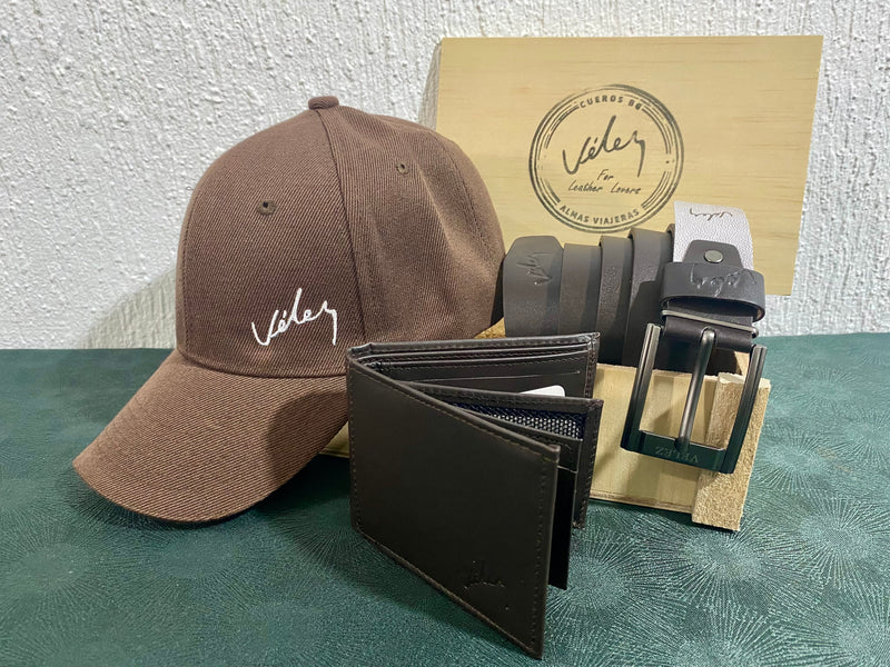 ¡COMPRA 1 Y LLÉVATE 3 - Boné, cinturón y billetera!