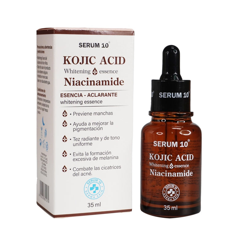 Compre 1 y Llévate 2 - Sérum 10 Ácido Kojic + Niacinamida + REGALO: Contorno de Ojos con Colágeno