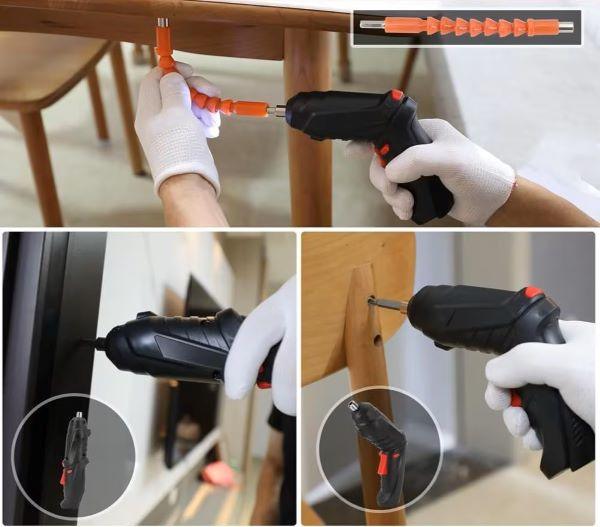 SET DESTORNILLADOR ELECTRICO + 48 PIEZAS