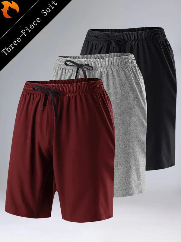 PACK DE 3 PANTALONETAS TRANSPIRABLES CASUALES Y DEPORTIVAS PARA HOMBRES