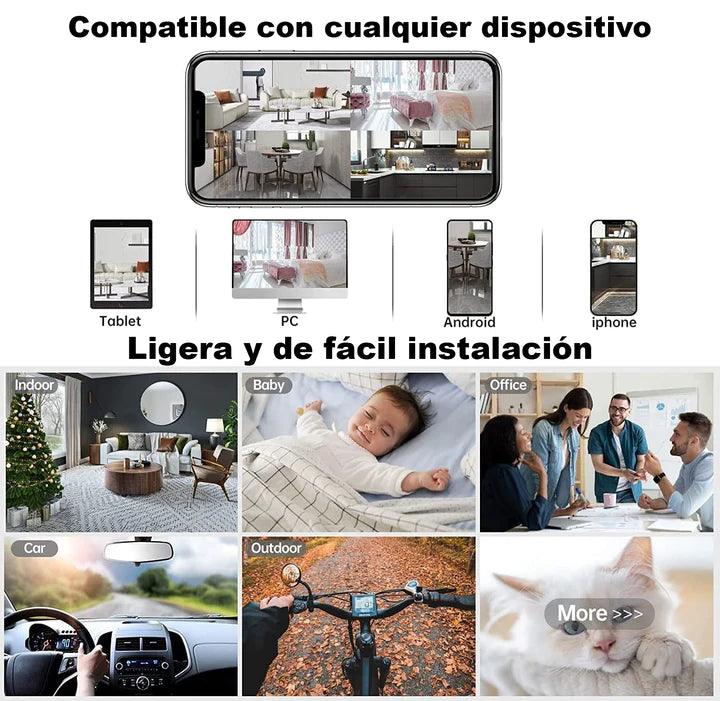 (COMPRA 1 LLEVA 2) Mini Cámara de Seguridad PREMIUM™ [ULTRA HD]