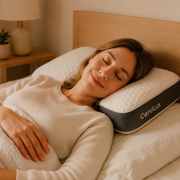 Almohada CerviLux™ - Redescubre el placer de despertar sin dolores