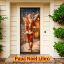 Transforma tu Puerta con JingleDoor – Cubierta Elástica Navideña