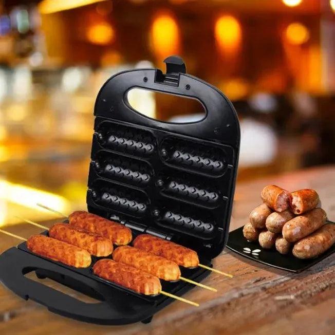 Máquina Eléctrica para Crepe Suiço, CornDogs, Crepaletas