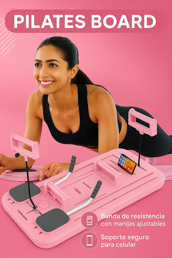 TABLA DE PILATES BOARD + GUIA DIGITAL DE EJERCICIOS PARA PRINCIPIANTES