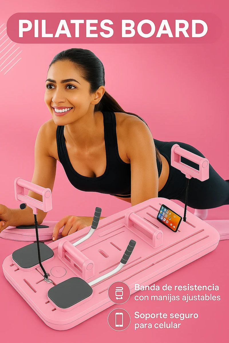 TABLA DE PILATES BOARD + GUIA DIGITAL DE EJERCICIOS PARA PRINCIPIANTES
