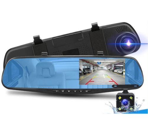 ESPEJO RETROVISOR CAMARA DELANTERA + CAMARA TRASERA | ORIGINAL + REGALO