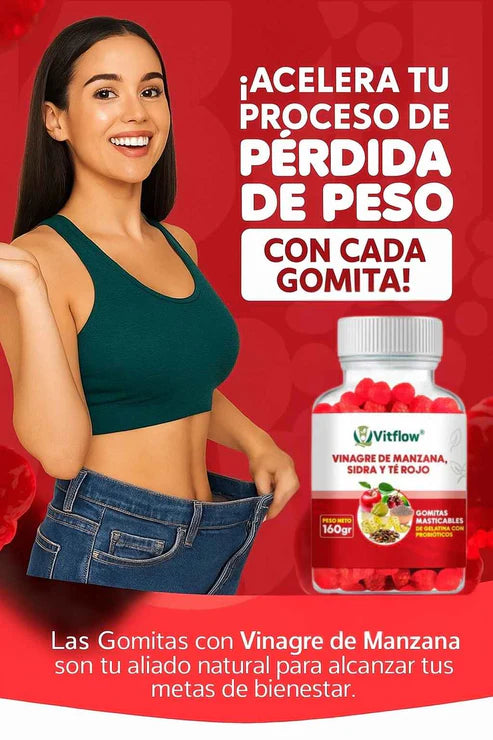 GOMITAS DE VINAGRE DE MANZANA: TRANSFORMA TU CUERPO DESDE LA PRIMERA SEMANA