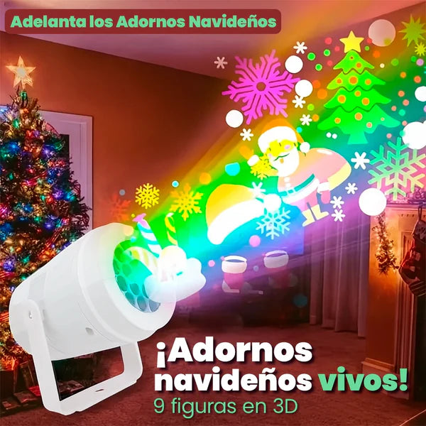 Proyector de Figuras Navideñas