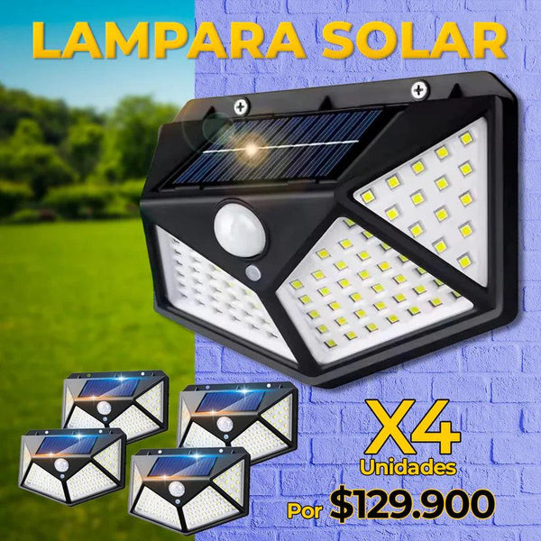 Lampara Solar ¡Compra 1 y lleva 4!