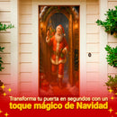 Transforma tu Puerta con JingleDoor – Cubierta Elástica Navideña