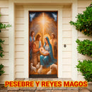 Transforma tu Puerta con JingleDoor – Cubierta Elástica Navideña