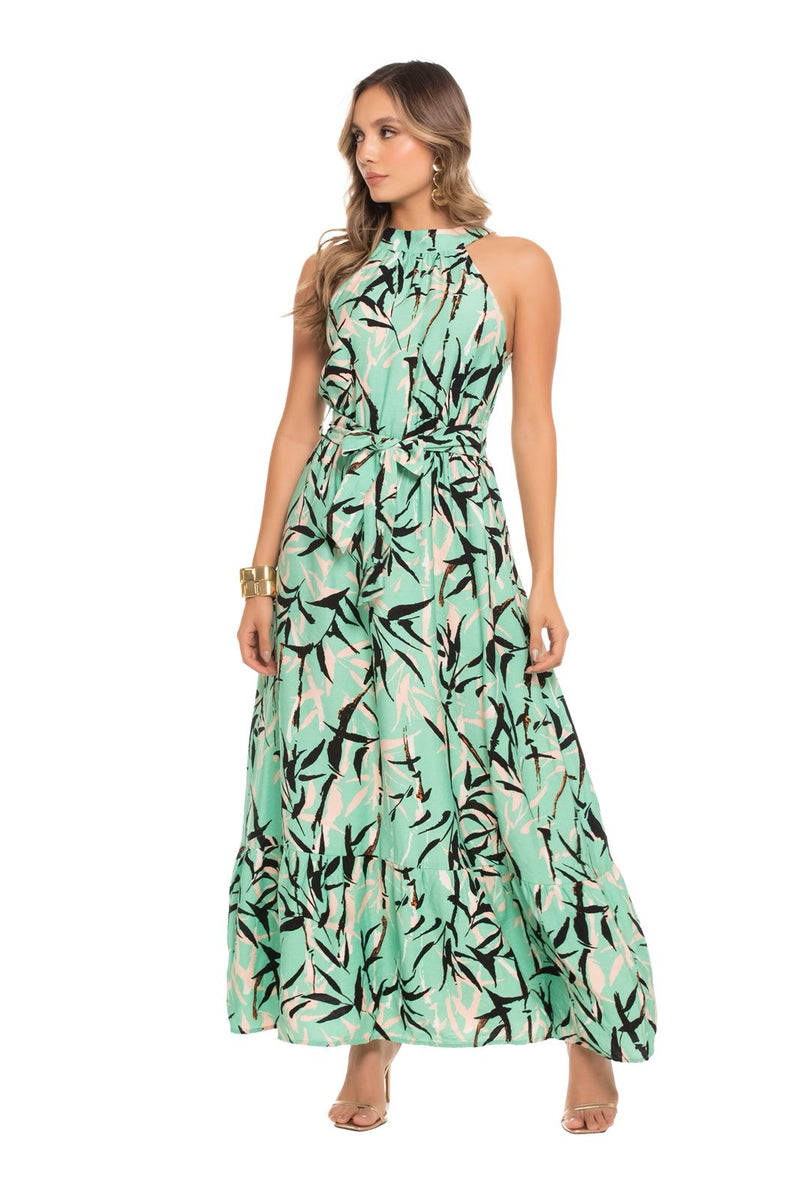 Vestido Esmeralda Chic — Estilo Que Habla Por Ti