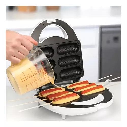 Máquina Eléctrica para Crepe Suiço, CornDogs, Crepaletas